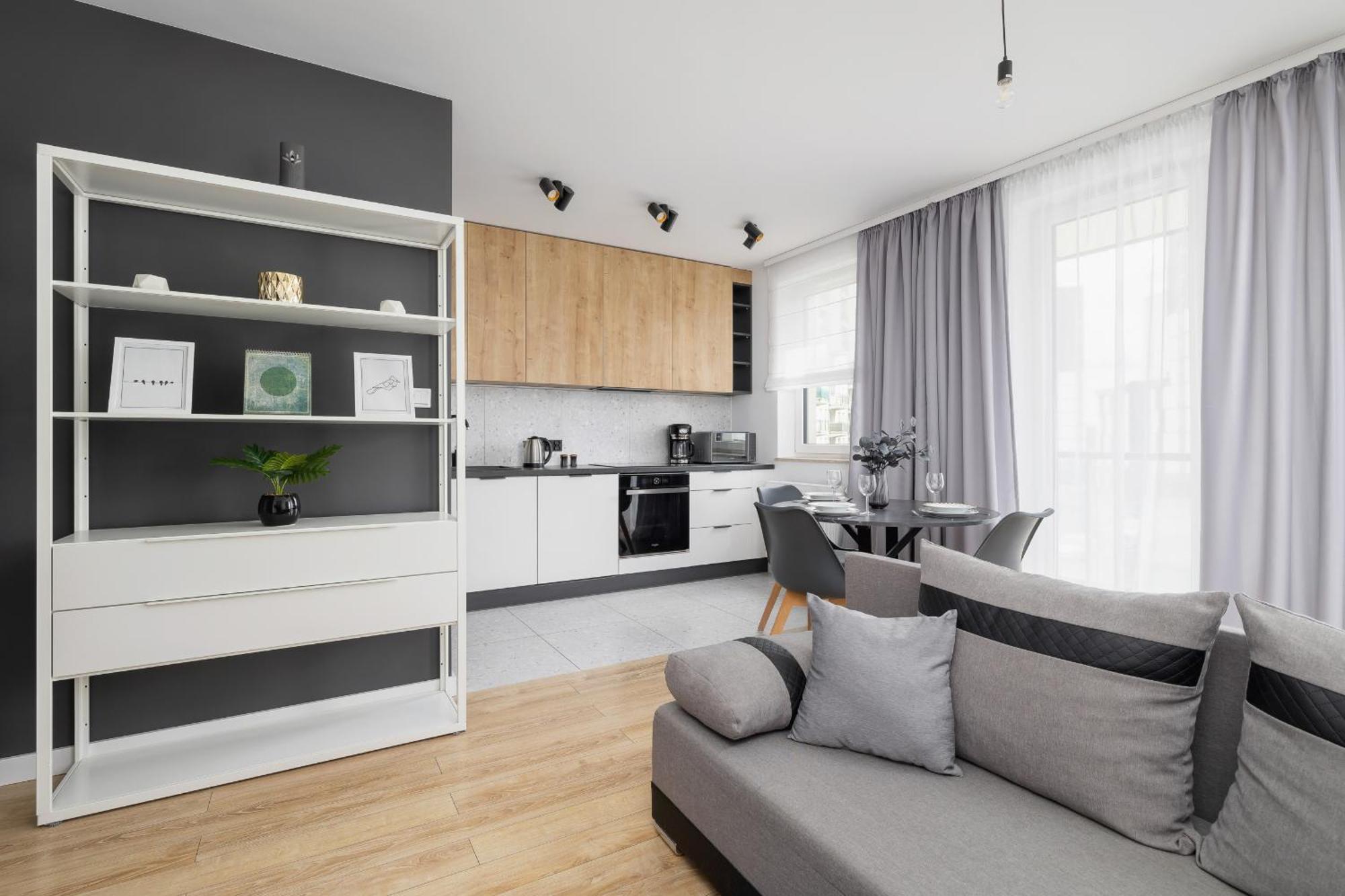 Elegant Apartment In Cracow With Balcony, Parking And Desk By Noclegi Renters Cracovia Esterno foto